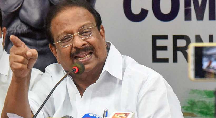 K Sudhakaran about TP murder case suspect smuggled gun to Kerala