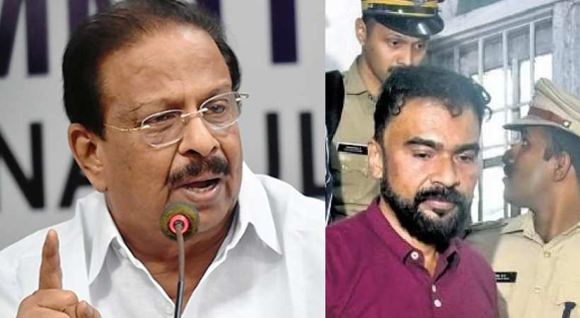 K Sudhakaran replied to allegations raised by V Govindan about Monson Mavunkal