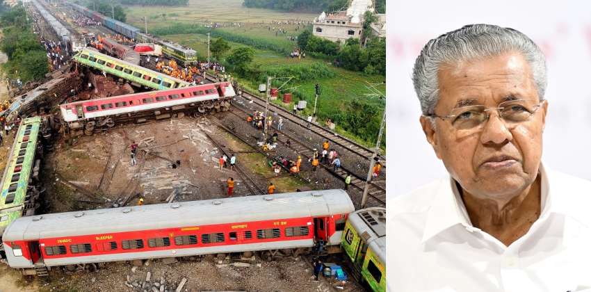 pinarayi vijayan on odisha train incident