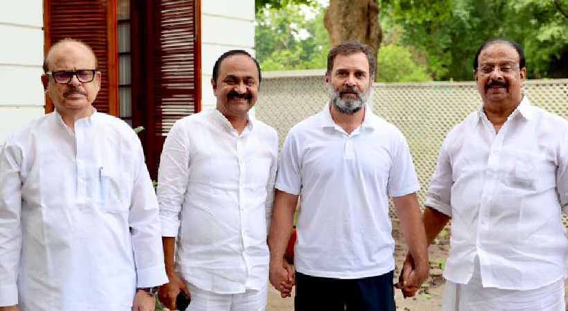 Rahul Gandhi tweet on K Sudhakaran's arrest