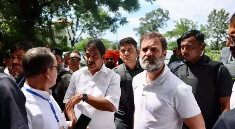 Manipur Police again warned Rahul Gandhi