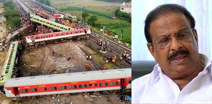 railway minister need ro resign says k sudhakaran