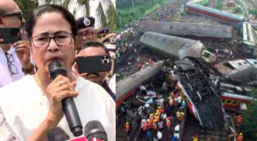Mamata Banerjee in Balasore Odisha train accident
