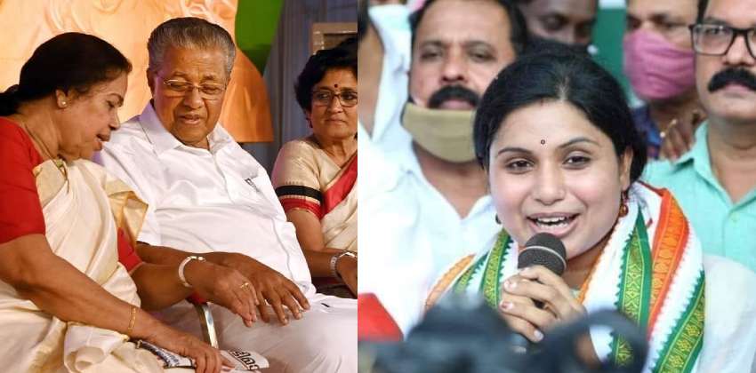 veena s nair against pinarayi