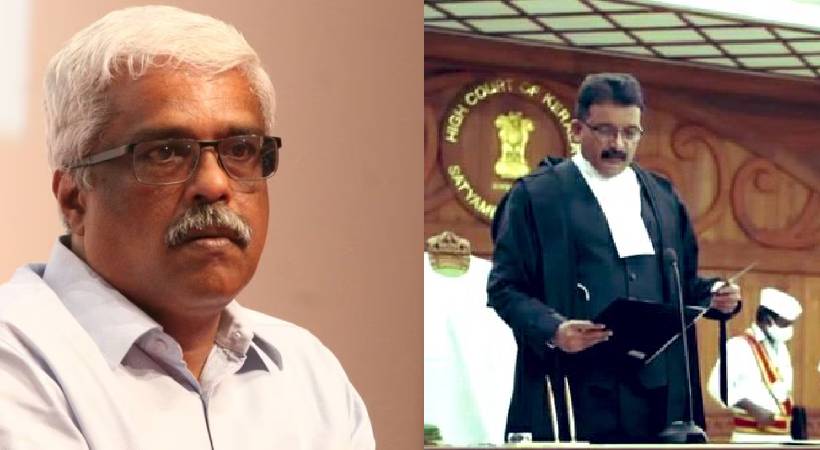 justice kausar edapagath back off from m sivasankar case