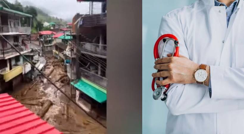 malayali doctors trapped in himachal flood