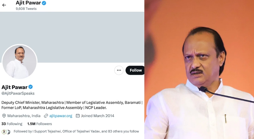 Ajit Pawar Changes Twitter Bio To 'Deputy CM, Maharashtra'