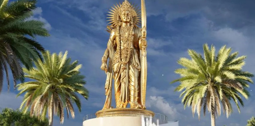 Amit Shah Lays Foundation Stone For 108-Feet Ram Statue In Andhra's Kurnool (1)