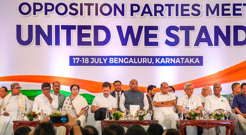 BJP leader files complaint with poll body after Opposition names alliance 'INDIA'
