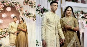 Blasters player Sahal Abdul Samad got married