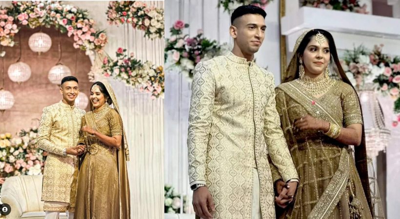 Blasters player Sahal Abdul Samad got married