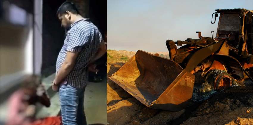 Bulldozer attack on dalith attacked