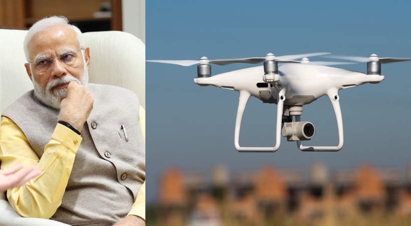 Drone Spotted Over PM Modi's Residence