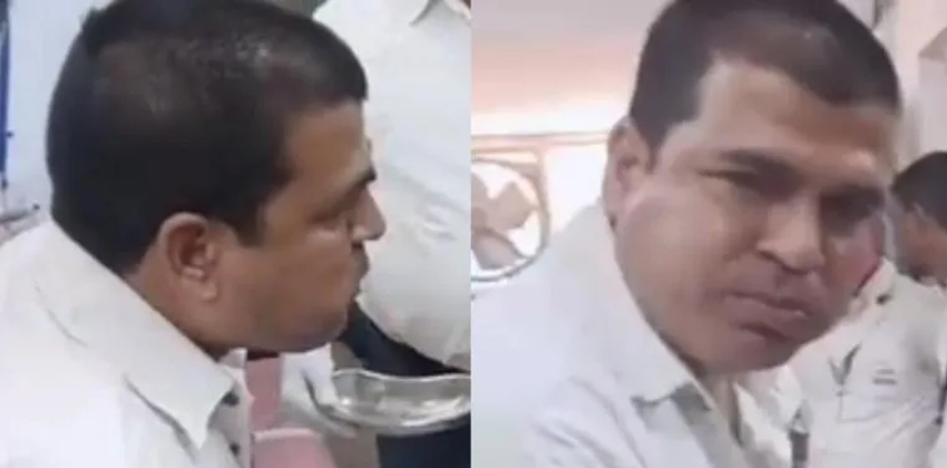 Madhya Pradesh Official 'chews And Swallows' Bribe Money