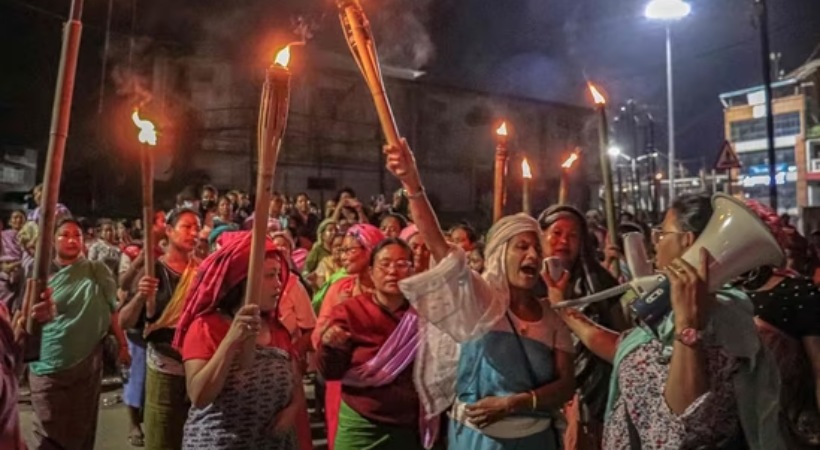 Assailants fired at security forces in Manipur