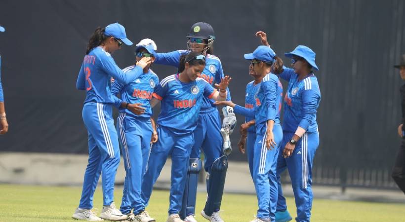 women t20 India won by 7 wickets