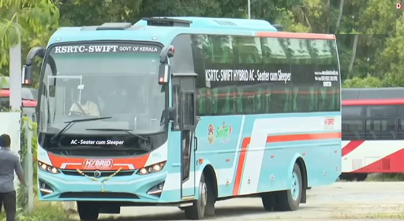 ksrtc swift sleeper semi sleeper bus service