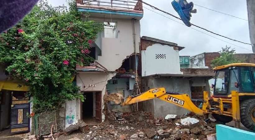 House of Rape accused in Madhya Pradesh bulldozed