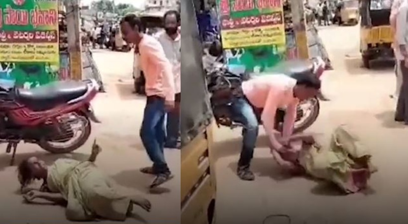 Refused to pay for alcohol, son hits mother, bangs her head on ground