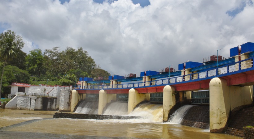 Shutters of Aruvikkara dam were raised