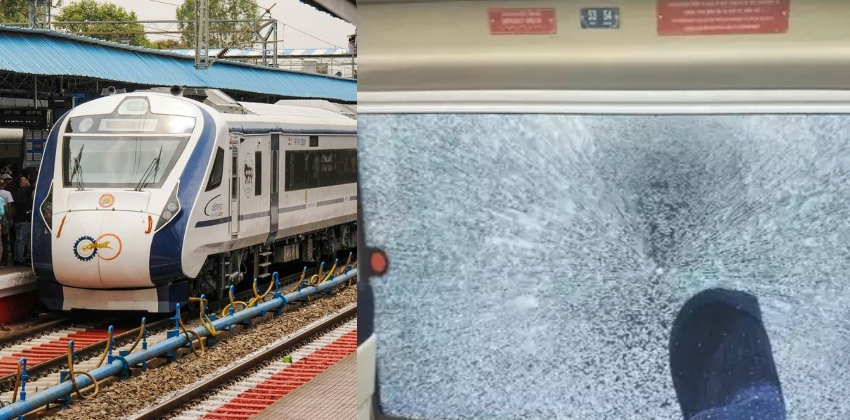 Stone Pelted At Vande Bharat Train In UP's Agra, Window Broken