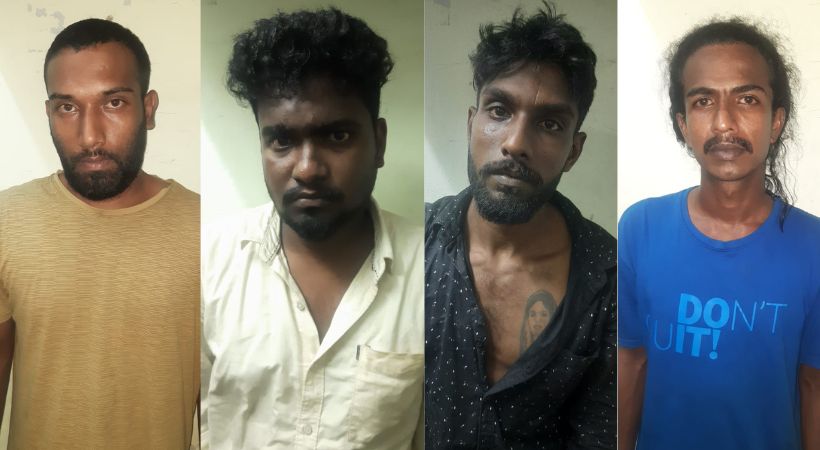 Four persons arrested with hashish oil in Thiruvananthapuram