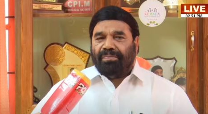 V n Vasavan minister on cm pinarayi vijayan mic controversy