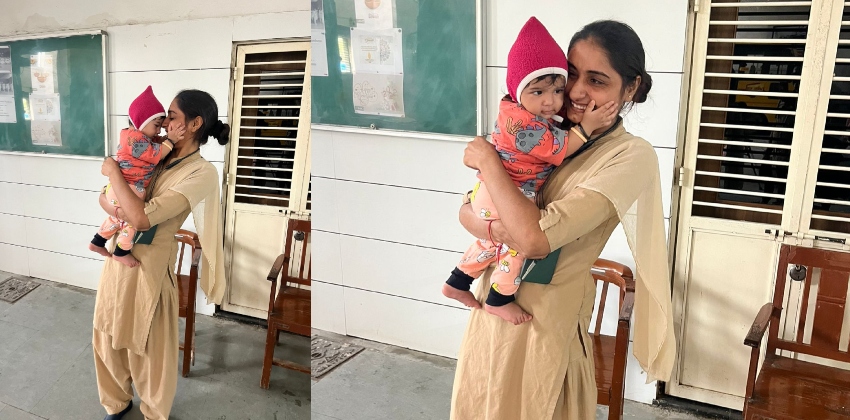 gujarat-woman-constable-hailed-for-taking-care-of-an-infant