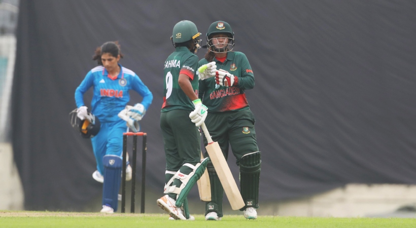 india women allout bangladesh