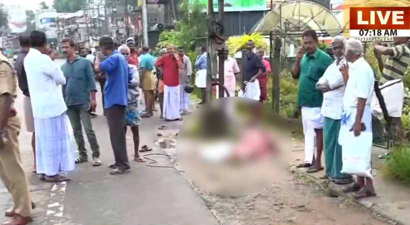Rope tied to lorry got tangled in old man's body and died