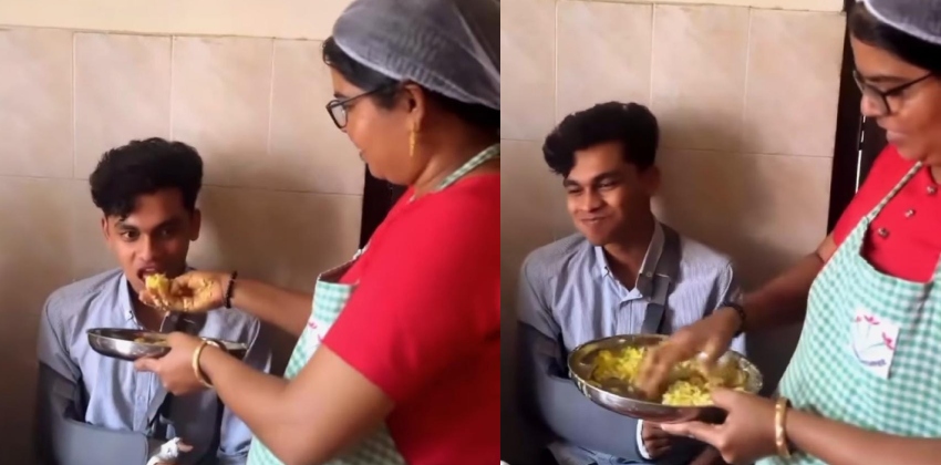 kudumbasree-hotel-employee-feed-injured-student-in-malappuram