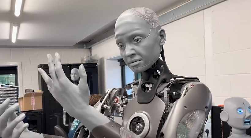 Will work against humans in future? Robot answering