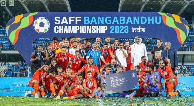 SAFF Championship India won