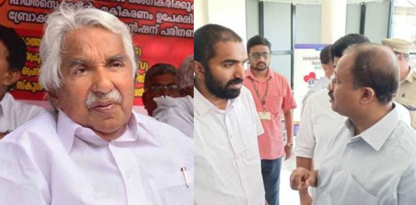 v muraleedharan ommen chandy