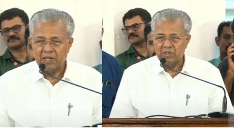 Chief Minister Pinarayi Vijayan against media