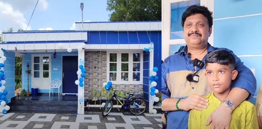 House warming of arjun house given by Ganesh Kumar
