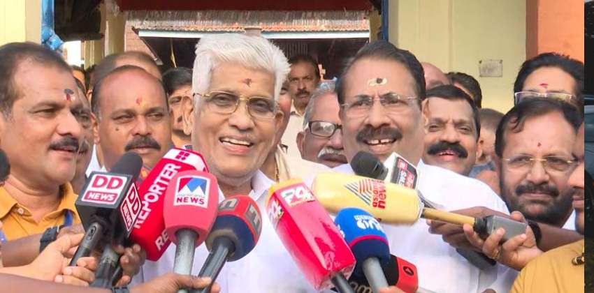 NSS against A K balan