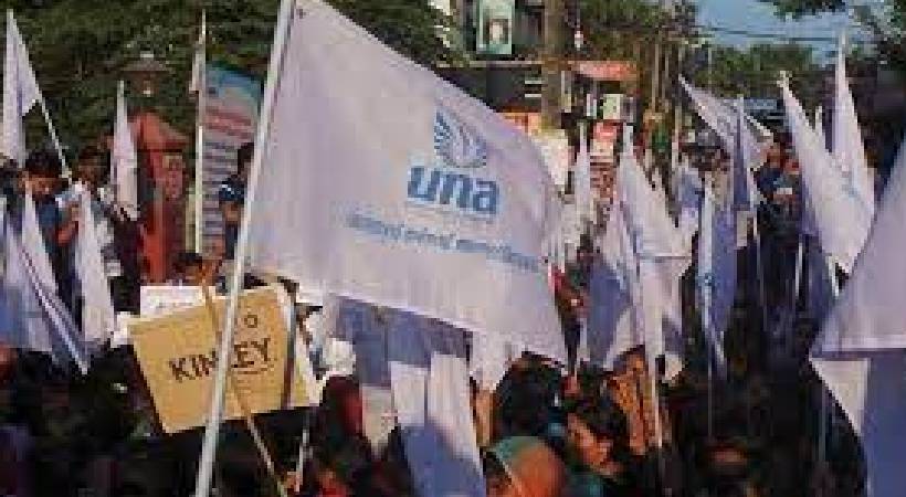 all staff under UNA goes on strike in thrissur