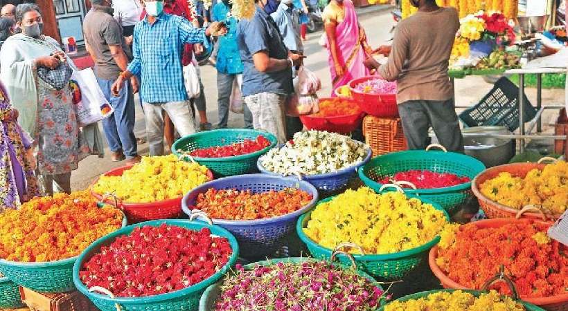 onam flower market