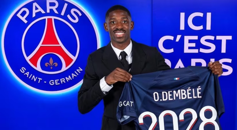 Paris St-Germain sign Barcelona forward Ousmane Dembele