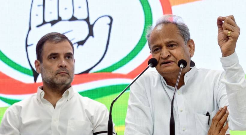 Rahul Gandhi-Ashok Gehlot