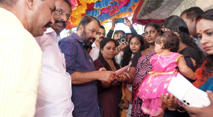 Relief Fund handed over to Maharaja's family