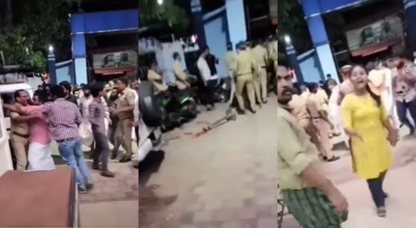 SFI-KSU conflict at Kottayam CMS College