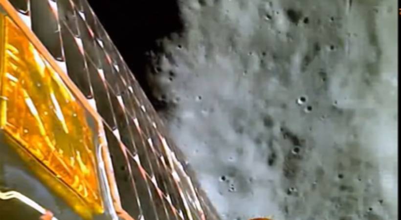 chandrayaan 3 new visuals from moon