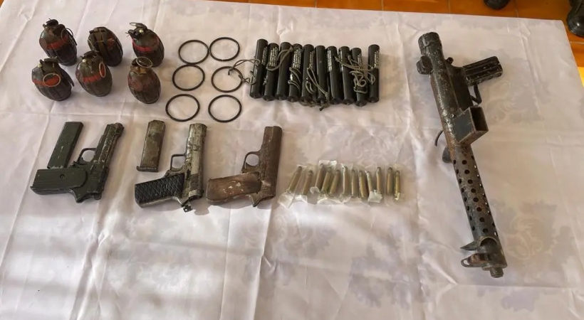 manipur weapons seized arrest