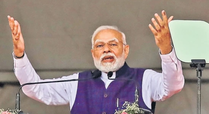‘Pariwarwad quit India’: PM Modi takes a dig at Opposition