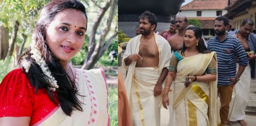 Asha Gopinath on BJP Chandy Oommen Temple visit