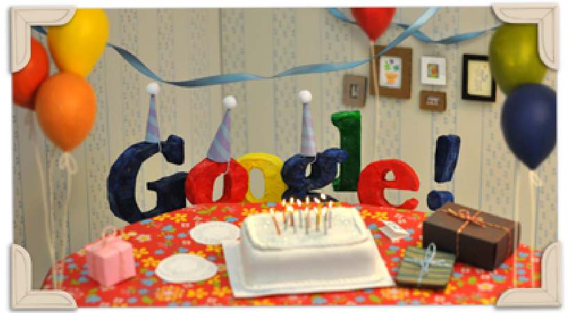 google 25th birthday