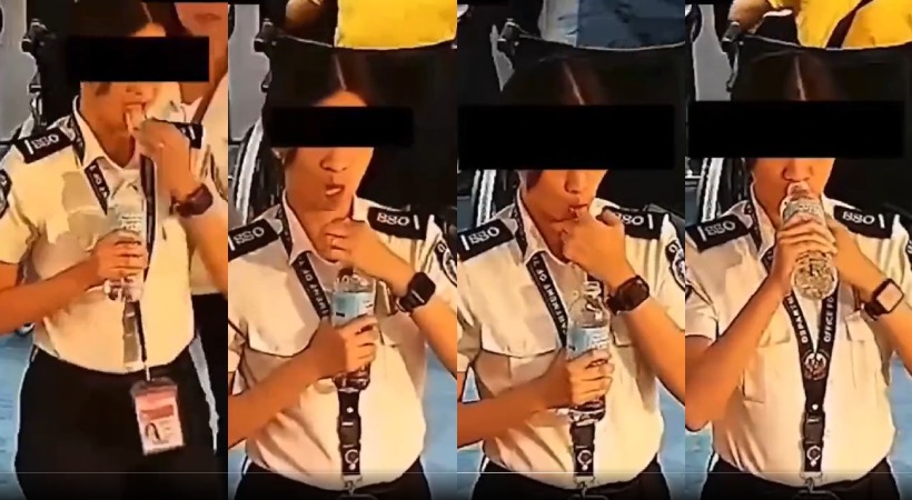 Philippines Airport Worker Caught Swallowing Cash Allegedly Stolen From Passenger