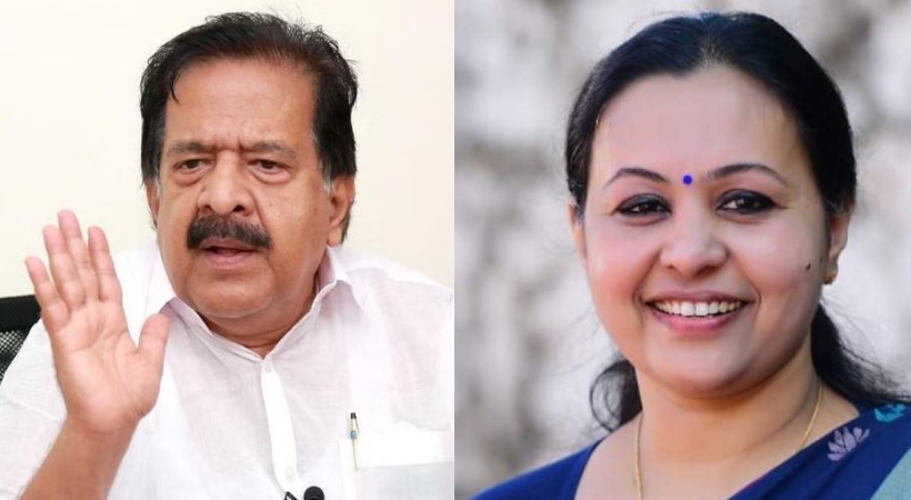 Ramesh Chennithala against Veena George